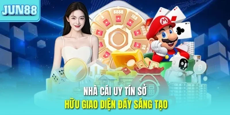 Trang chủ 307 Nhà cái JUN88 uy tín sở hữu giao diện đầy sáng tạo